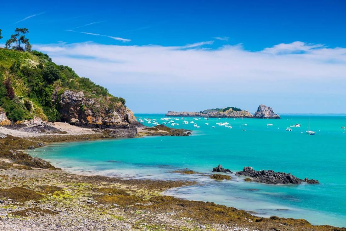 Cote Jardin - Cancale - Gite Standing - Proche Centre Et Port 외부 사진